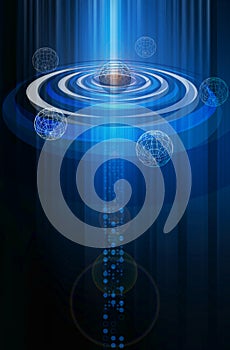 Digital art. Conceptual image