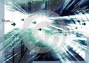 Digital art. Conceptual image