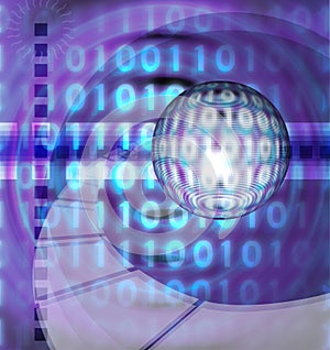 Digital art. Conceptual image