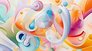 A digital art piece that is a computer-generated image, using code and algorithms to create a sense of wonder and surprise. , 2d