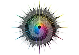 A digital art piece featuring a