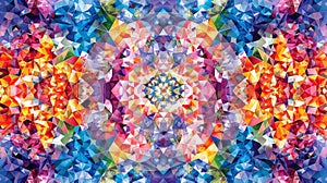 Digital art pieces generated by algorithms creating abstract and complex patterns, fluids evolving geometric shapes