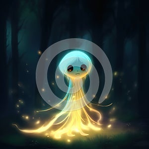 Digital art of Willo the Wisp