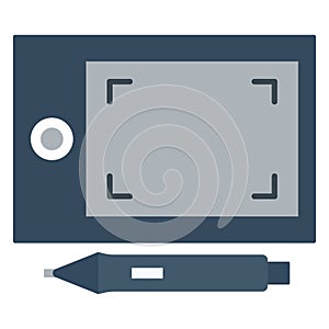 Digital artboard Isolated Vector Illustration Icon editable