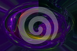 Abstract graphic power shape effect , glowingcreative photo