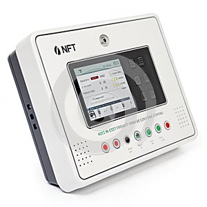 NFT Monitoring isolated on white background photo