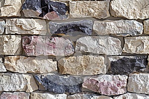 Digital artwork of  stone wall with a beige background, high quality, high resolution