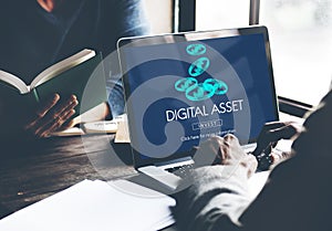 Digital Assets Finance Money Business Concept