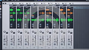 Digital audio workstation interface