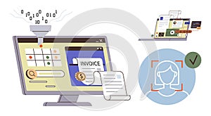 Digital Automation and AI in Invoice Processing, Data Management, and Identity Verification