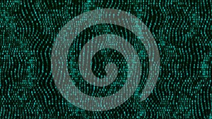 Digital background. Big data. Hacker concept. Abstract matrix. Computer generated many numbers. 3D rendering