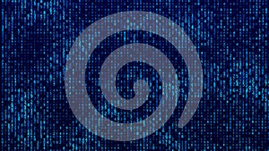 Digital background. Big data. Hacker concept. Abstract matrix. Computer generated many numbers. 3D rendering