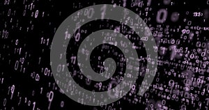 Digital background with dynamic numbers