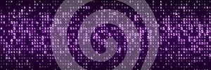 Digital background purple matrix. Coding or hacking concept. Abstract data concept. 3d rendering