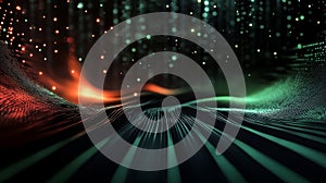 This is a Digital Background specifically designed for Technology and Data Visualization purposes