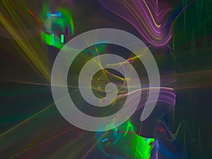 , digital beautiful fractal chaos metaphor modern , trend movement trend magic abstract design template