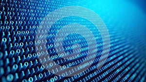 Digital binare code background
