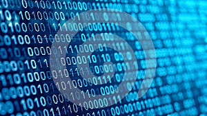 digital binare code background