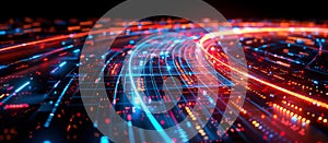 Digital binary code background with numbers,data technology or computer engineering concepts