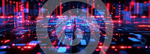 Digital binary code background with numbers,data technology or computer engineering concepts