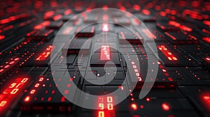 Digital binary code background with numbers,data technology or computer engineering concepts