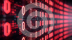 Digital binary code background with numbers,data technology or computer engineering concepts