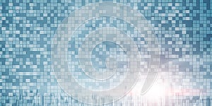 Digital Binary Code Business background. Matrix Abstract futuristic wallpaper.