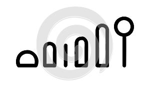 Digital Binary Code Icon: Programming and Data Transfer, vector design Generative AI