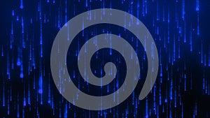 Digital binary data, streaming code background. background matrix. Hacker programming coding concept. Falling glowing