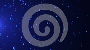 Digital binary data, streaming code matrix background. concept, programming coding hacker cyberspace