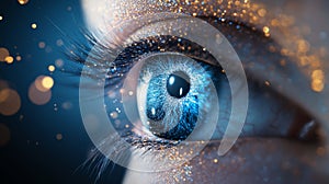 Digital biometric security screening of the human eye or iris in the future