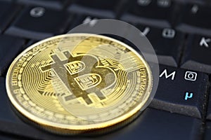 Digital Bitcoin Concept