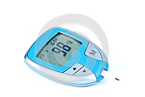 Digital blood glucose meter