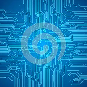 Lines and nodes creating a symmetrical and interconnected network