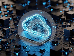 Digital brain on a circuit board