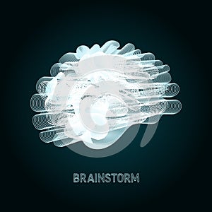 Digital brain concept