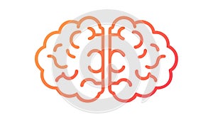 Digital Brain Data Icon Vector, AI, Analytics, vector design Generative AI