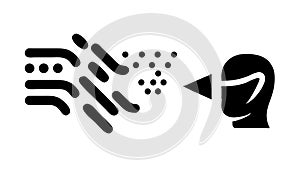 Digital Brain Interface, Information Processing Concept, vector design Generative AI