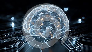 Digital Brain with Microcircuits for Neural Computing and AI Systems