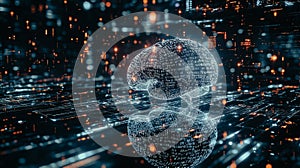 Digital Brain Network, Artificial Intelligence Neural Data Concept Network Learning