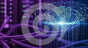 Digital brain network with circuit board and binary code technology