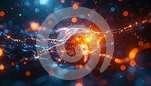 Digital Brain Neuron and Synapse Network