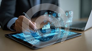 Digital Business Analytics Data-Driven Decisions on Tablet