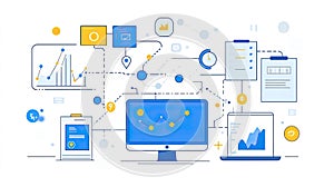 Digital Business Analytics and Data Visualization Network