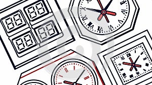 Digital calculator illustration, math tool and numeric keypad vector design Generative AI