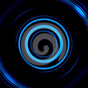 Digital camera with blue eye effect, abstract background photo