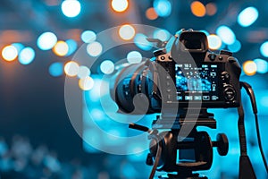 Digital camera with a bokeh background