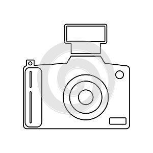 digital camera icon. Element of Equipment photography for mobile concept and web apps icon. Outline, thin line icon for website