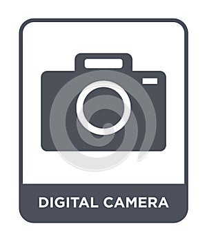 digital camera icon in trendy design style. digital camera icon isolated on white background. digital camera vector icon simple