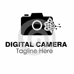 digital camera logo design concept